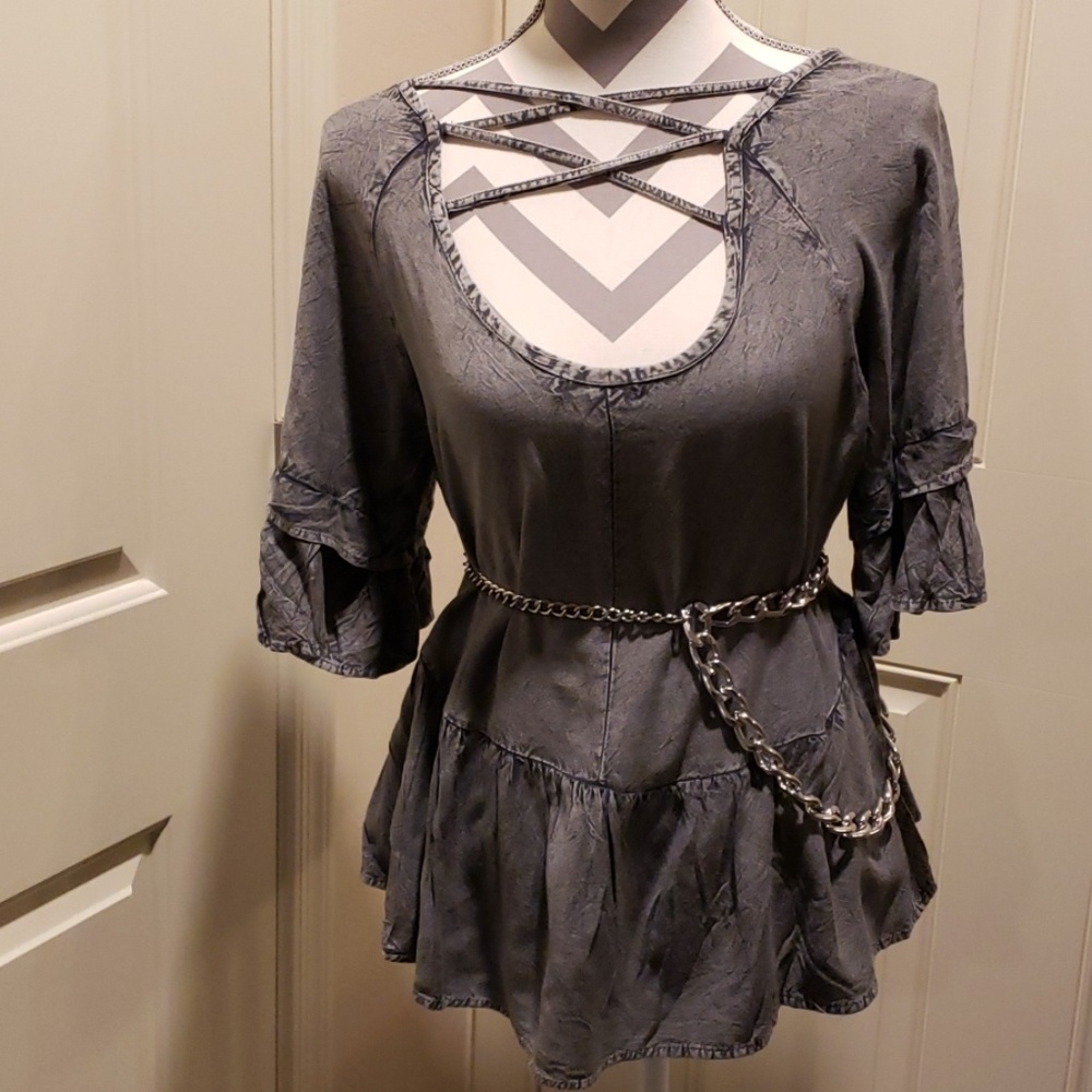 Grey Tone Faded Top - Styled Many Ways